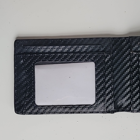Men's black Wallet with money clip NWOT - Picture 3 of 7